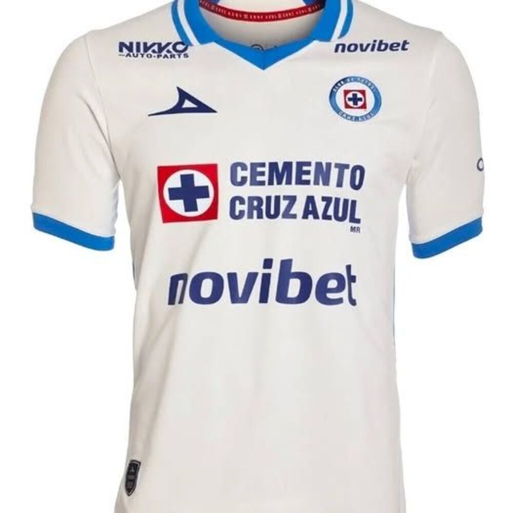 4XL Cruz Azul Pirma 2026-2027 Away Jersey blanca